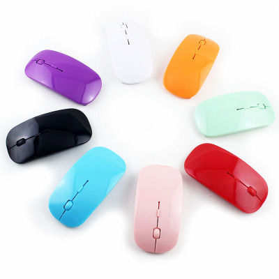 Hot style sells well 2.4G wireless mouse office ultra-thin fashion gifts blue and white porcelain border manufacturers mouse