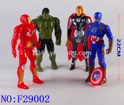New foreign trade children's toys wholesale thor hulk captain America iron man dolls F29002