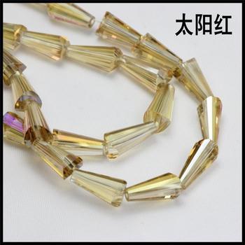 6# crystal accessories direct sales, the pagoda type artificial crystal imitation natural crystal beads