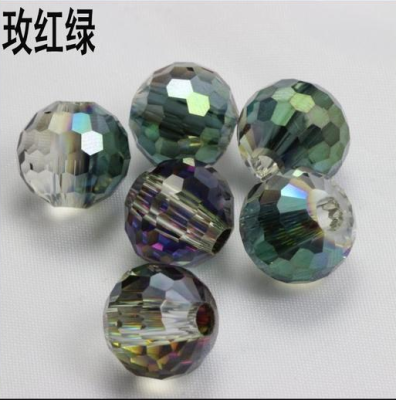 Crystal accessories direct sales, 10#96 faceted earth beads crystal ball beads