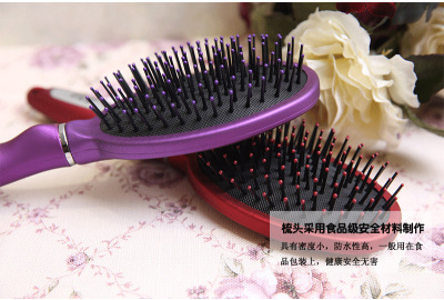 Manufacturer maintenance massage hair elliptical air cushion massage comb health cutting tired air bag comb printed logo