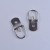 Home decoration hardware hook small pp box small size nickel plated single-hole d-shaped hook