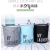 Round Laundry Basket Canvas Laundry Basket Household Fabrics Cotton Linen Laundry Bucket Drawstring Storage Storage Bucket