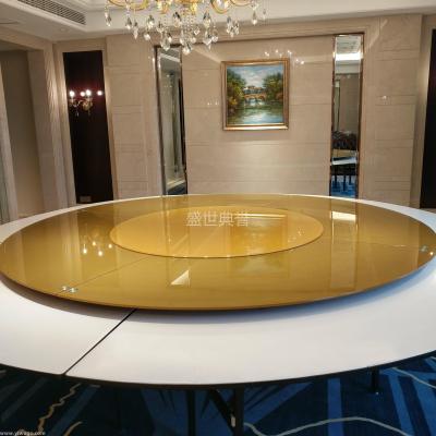 Shangrao hotel restaurant box simple folding electric table villa family gathering electric round table