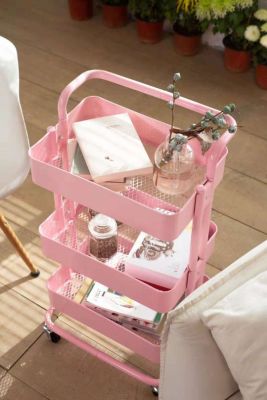 Three-tier trolley storage rack storage rack