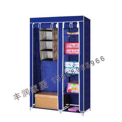 Simple wardrobe non-woven wardrobe simple economy and save space