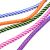 Yi Cai Colorful Plastic Handle Woven Skipping Rope Children's Sports Skipping Rope Plastic Skipping Rope Fitness Equipment Supplies Wholesale