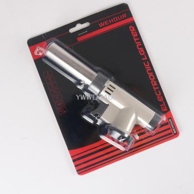 Factory Direct Sales 530 Flame Gun Card Type Outdoor Gun Lighter BBQ Kitchen Hotel Fire Gun