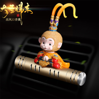 Sun wukong car shake his head  incense car outlet perfume clip car creative interior decoration accessories