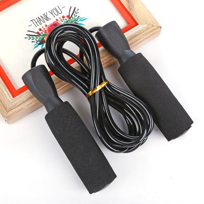 New professional sports bearing rope skipping wholesale creative sponge antiskid handle rope skipping