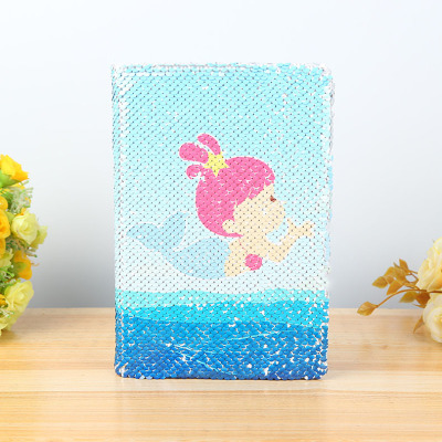 The sequined notebook mermaid notebook can be customized