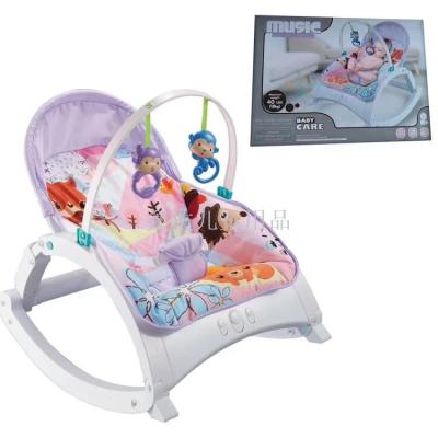 Baby rocking chair multi-function pacify rocking chair back adjustable recliner baby seat