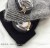 Fashionable men and women wool hat women glasses decoration thickened warm knitting rabbit hair hat