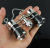 3X25 pocket mini telescope silver-plated toy gift set for theatre mirror