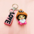 Creative jewelry sleeping baby keys accessories key rings hanging pieces bag ornaments hanging ornaments