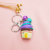 Cartoon creative ice cream house handicraft accessories key chain bag accessories hanging accessories pendant