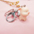 Cute piglet key accessories doll pendant fashion female bag key ring car pendant accessories pendant ornaments