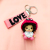 Creative jewelry sleeping baby keys accessories key rings hanging pieces bag ornaments hanging ornaments