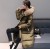 Down cotton-padded jacket women's large size couple outfit students in the long knee-length cotton-padded jacket warm 