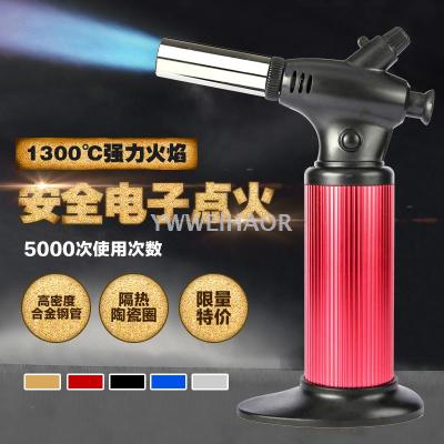 Factory Direct Sales Flame Gun Fire-Jet Head Outdoor Kitchen Hotel Barbecue Gun Lighter