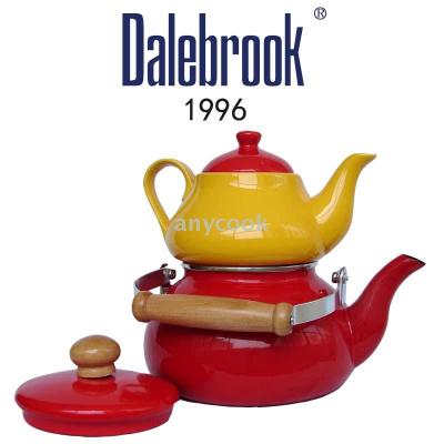 Dalebrook enameled porcelain teapot, coffee pot, coffee set tea set, thermos cup gift