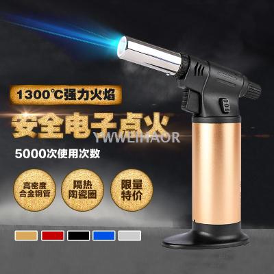 Factory Direct Sales Flame Gun Fire-Jet Head Kitchen Hotel Outdoor Gun Lighter