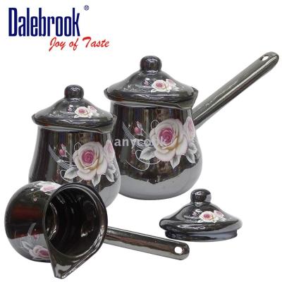 Dalebrook Turkey Arab enamel coffee thermos cup milk pot bucket mark warmer cup