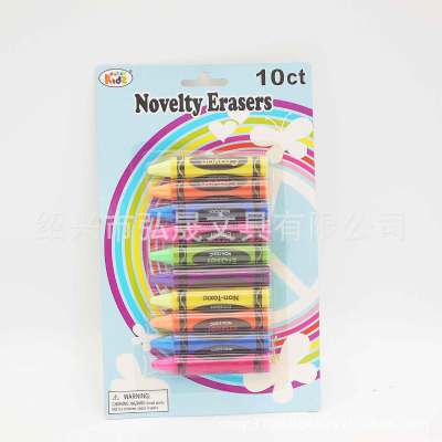 Rubber manufacturer of 10 customized rubber sets with colorful crayon series