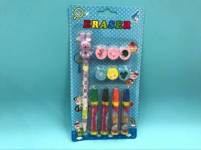 Automatic pencil crayon rubber Stationery Set Children's stationery school supplies