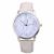 European and American fashion silver marble digital color belt watch quartz watch