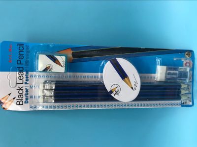 Six pencil eraser stationery Set Children's stationery school supplies