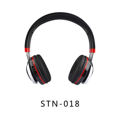 The new stn-18 is a wireless bluetooth headset with LED lights to support plug-in FM radio stereo