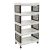 W16 Narrow Three-Layer Japanese-Style Multi-Layer Storage Shelf Home Noble Storage Layer Shelf Kitchen Storage Shelf