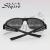 Fashion outdoor uv sunglasses semi-frame sports sunglasses 9741-p