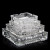 Wholesale square, high-end advertising gifts, ashtrays, creative crystal glass, ashtrays office furniture