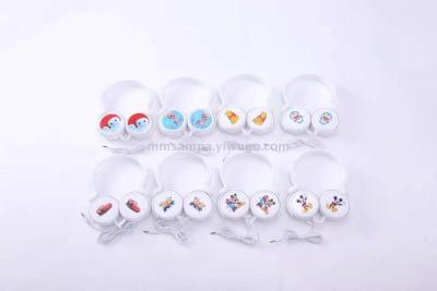 Outside the single best-selling custom unicorn frozen Mickey Mouse cartoon emoticons wrapped head headphones