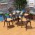 Cast Aluminum Table and Chair Outdoor Desk-Chair Coffee Table and Chair Seaside Table and Chair Dining Room Table and Chair High-End Table and Chair Metal Desks and Chairs Furniture