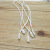 Wholesale clothing accessories wax line hanging granule hanging line clothing hanging granule trademark hanging rope