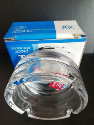 Yg1037-2 small mini ashtray clear glass ashtray round ashtray
