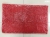 Manufacturer direct sales 50*80cm red long hair chenille floor mat bedside mat table mat door mat