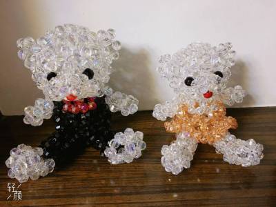 Crystal teddy bears