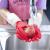 Latex Gloves Red Rose Two-Color Washing Clothes Foreign Trade Waterproof Non-Slip Household Industrial Gloves