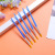 Wholesale 12.5cm Nylon Plastic Flat Pen Hook Line Pen Children's Oil Painting Brush Number Oil Painting Brush