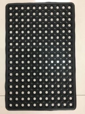Rubber small hexagonal floor mat PVC floor mat kitchen non-slip foot rubber door mat floor mat home mat