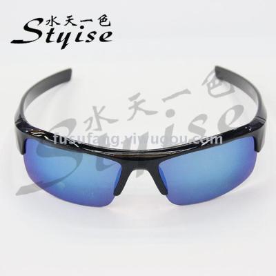 New outdoor cycling sunshade semi-frame sunglasses fashion sports sunglasses 9753-o