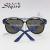 Fashionable hollowed-out frame sunglasses go well with sunshade and ultraviolet sunglasses 9744-p