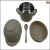 DF27318 tripod hair stainless steel kitchen utensils hotel supplies tableware double ears auchamp dining cup