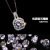 Birthday Gift Short Square Zircon Full Diamond Pendant Female Korean Elegant Necklace Female Ornament Clavicle Necklace