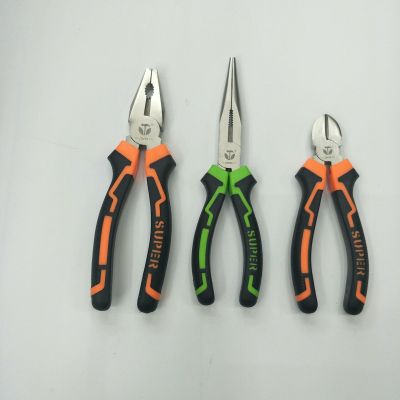 Item 6 \"8\\\" steel wire pliers hardware tools SUPER color handle household pliers