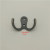 Manufacturers wholesale quality hook zinc alloy double hook to sample customized new hook